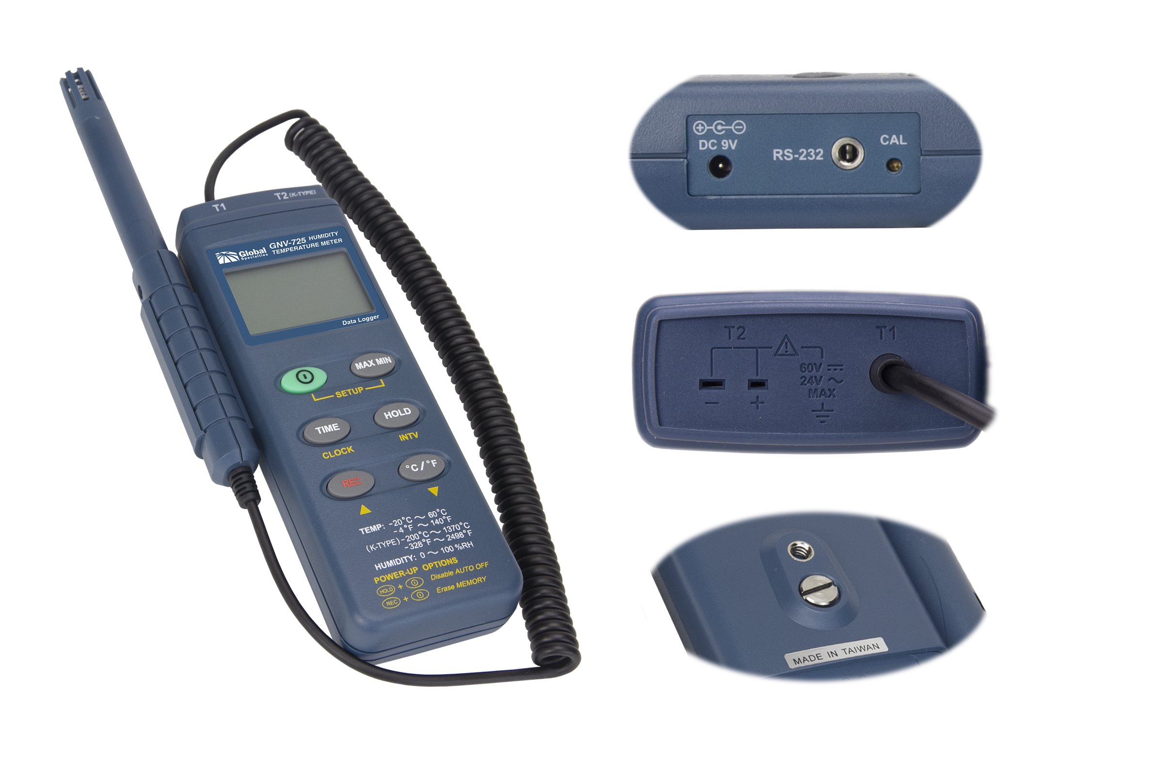 New Humidity Temperature Meters